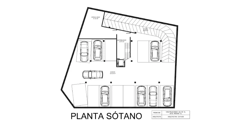 Plano planta sótano